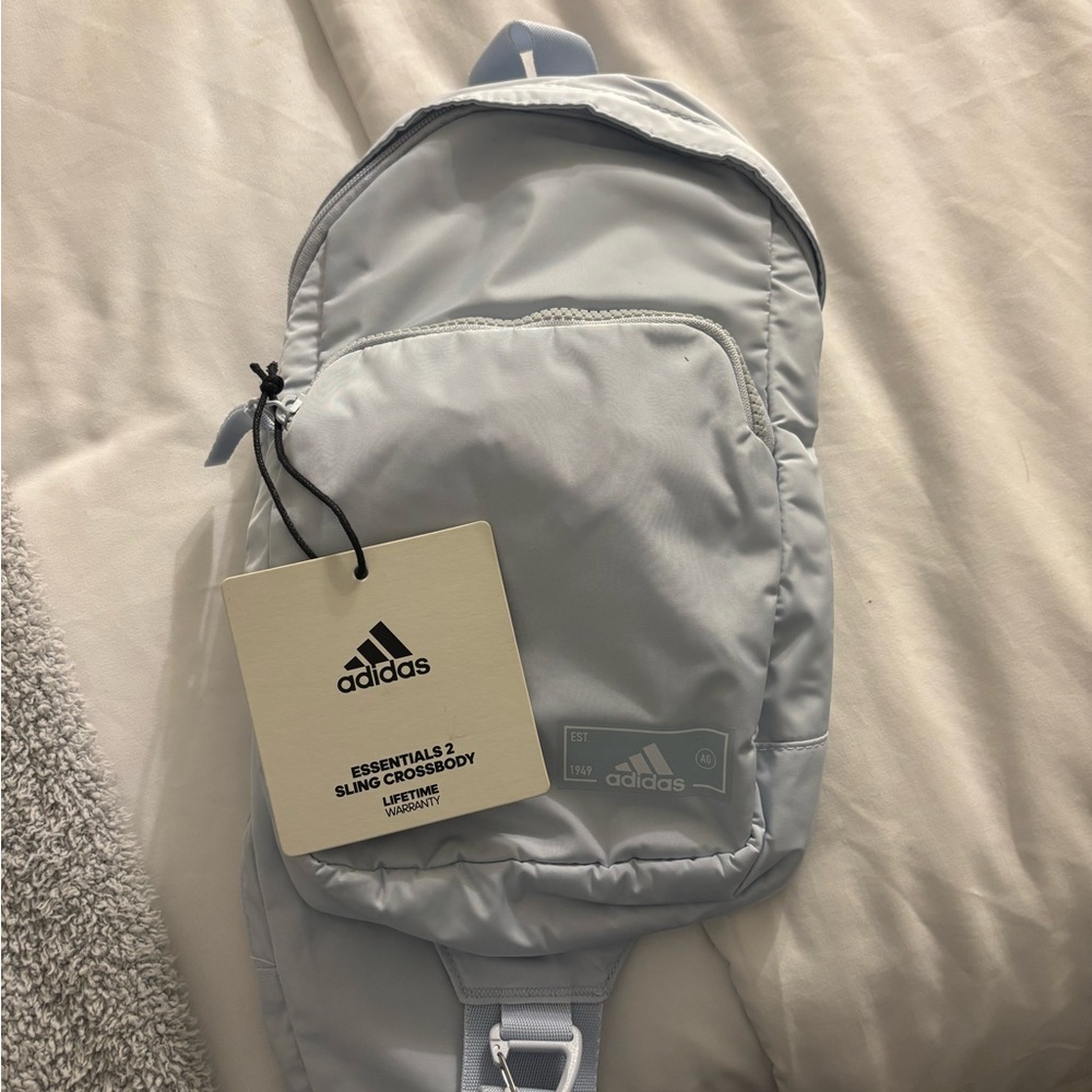 Adidas Light Gray Essentials Belt Bag